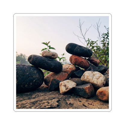 River Stones Spring Sticker | Kintsugi Beautiful Design