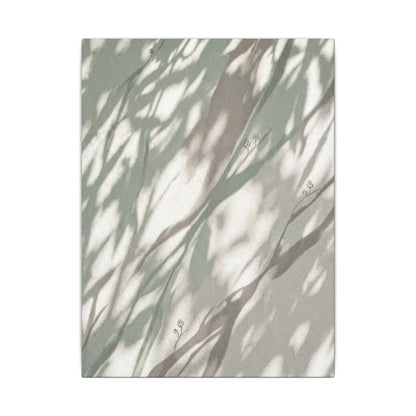 Japandi Shadow Play in Dappled | Japanese Pattern Canvas Art