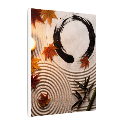 Tranquil Rock Garden Canvas Art - Enso Zen