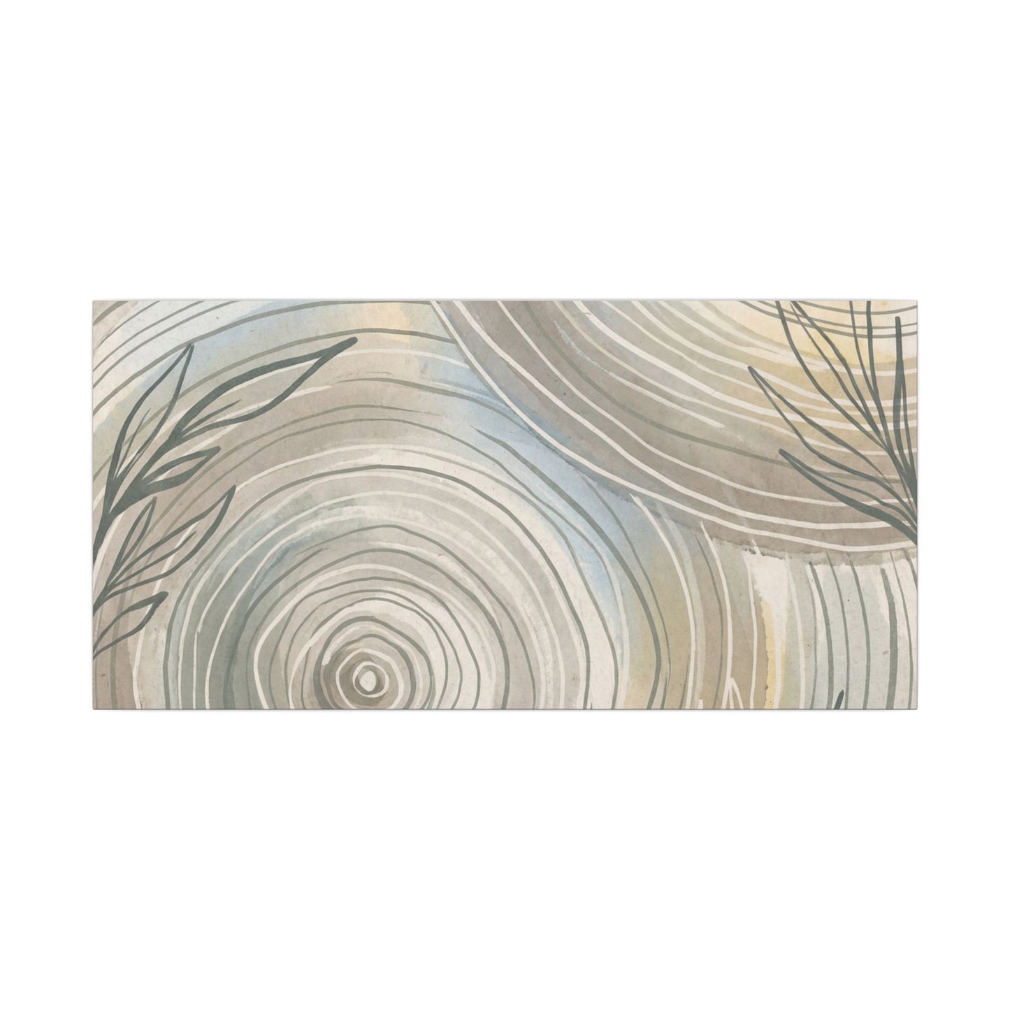 Kanso Water Ripple Canvas Art - Japandi Minimal Line