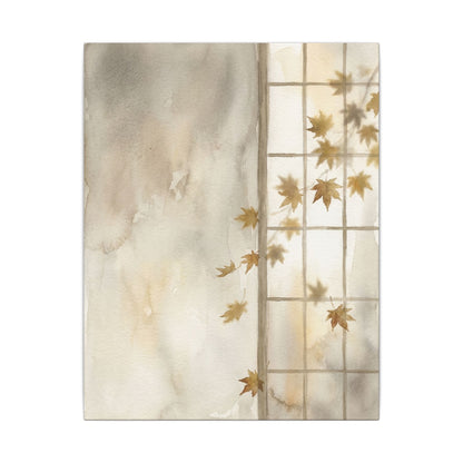Warm Shoji Screen Canvas Art - Watercolor Japandi