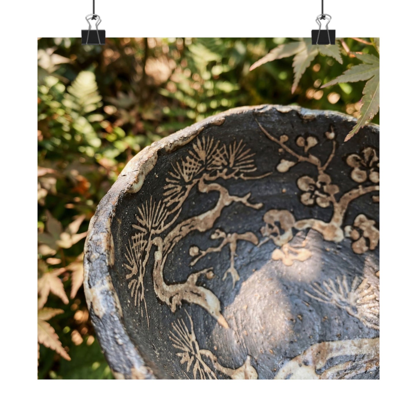 Ceramic Bowl Summer Wall Art Print | Japandi Warm Design Art Print