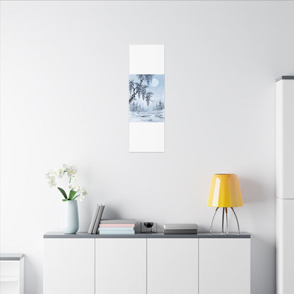Seijaku Wisteria Canvas Art - Zen Sumi E