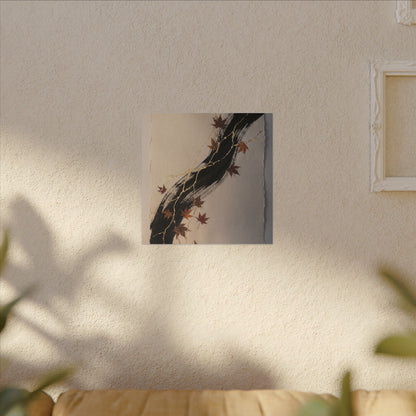 Dawn Ink Brushstroke Canvas Art - Kintsugi Ma