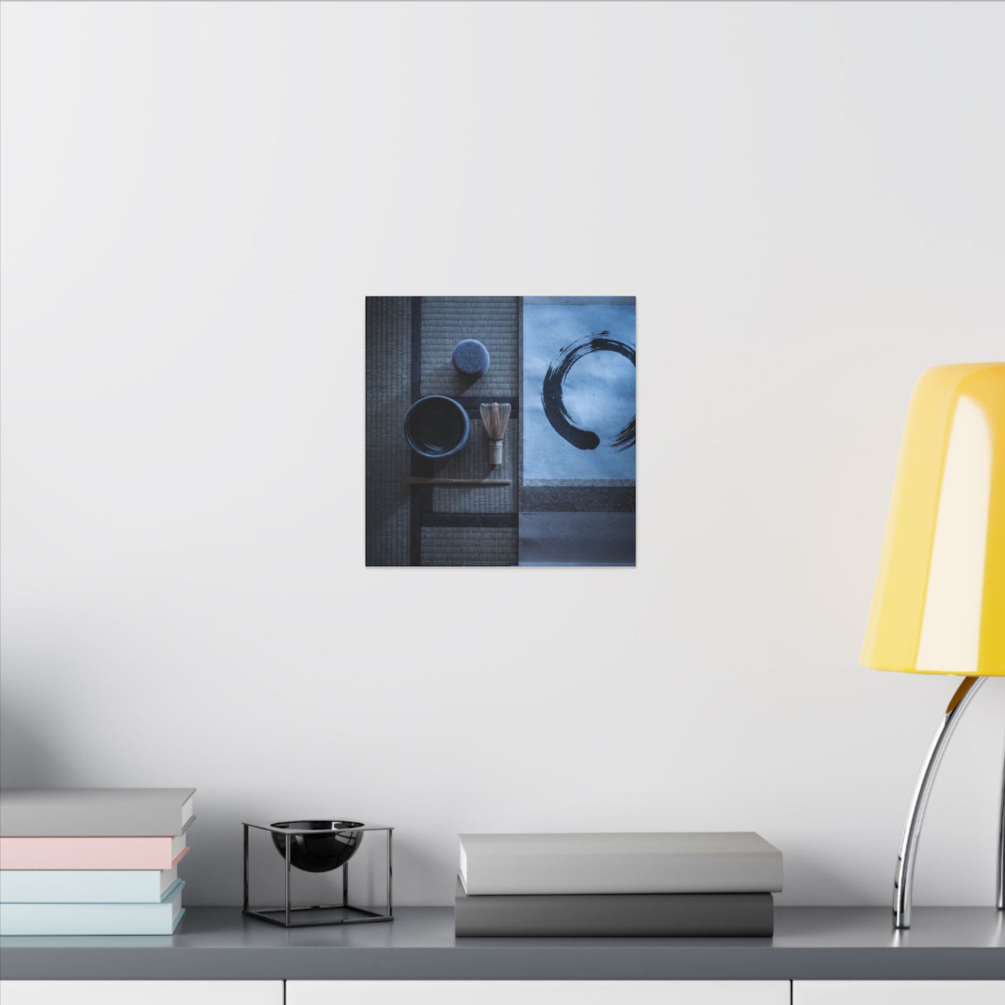 Tea Ceremony Enso Canvas Art | Calm Zen Art