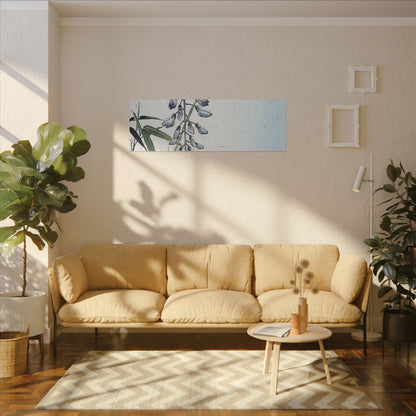 Zen Wisteria in Moonlight | Ukiyo E Inspired Canvas Art