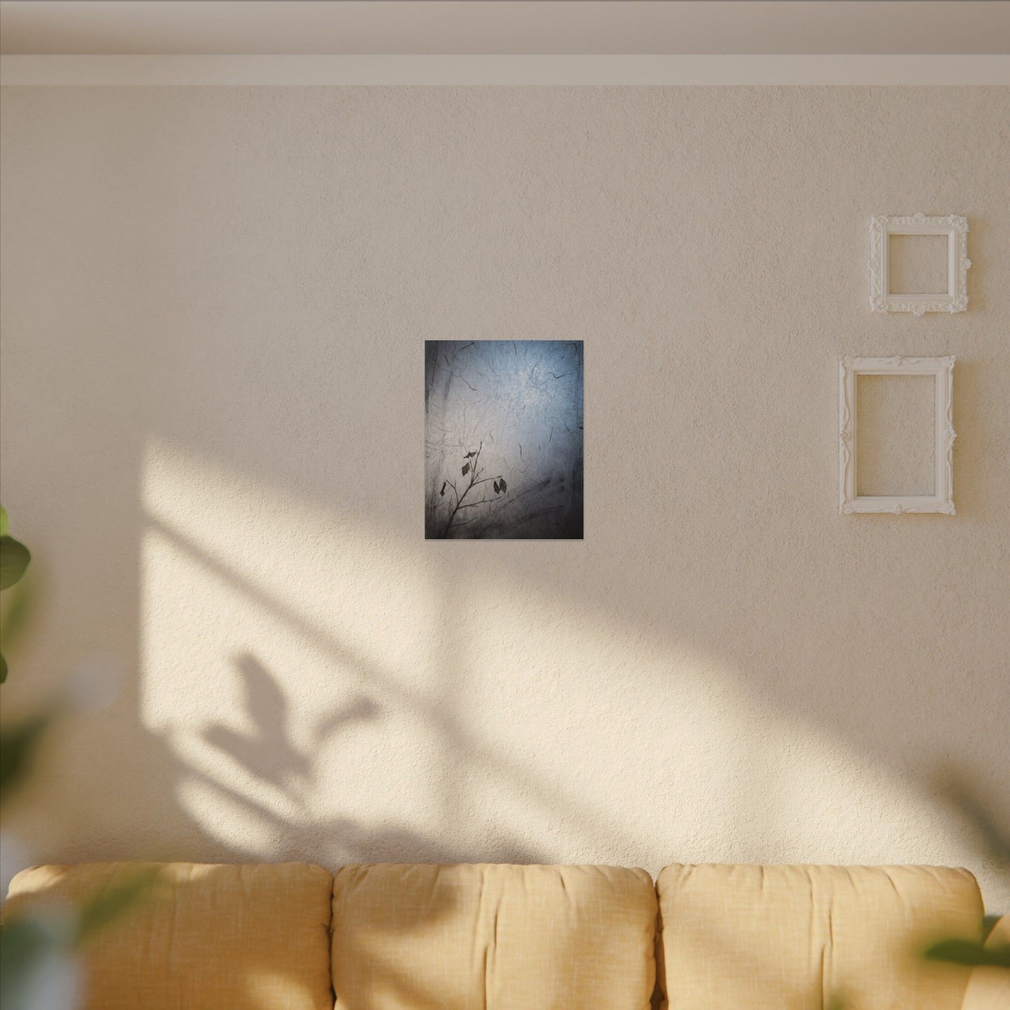 Moonlight Shoji Screen Canvas Art - Japandi Shibui