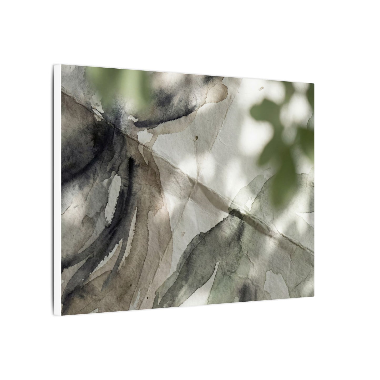 Spring Paper Fold Watercolor Canvas Art | Warm Decor