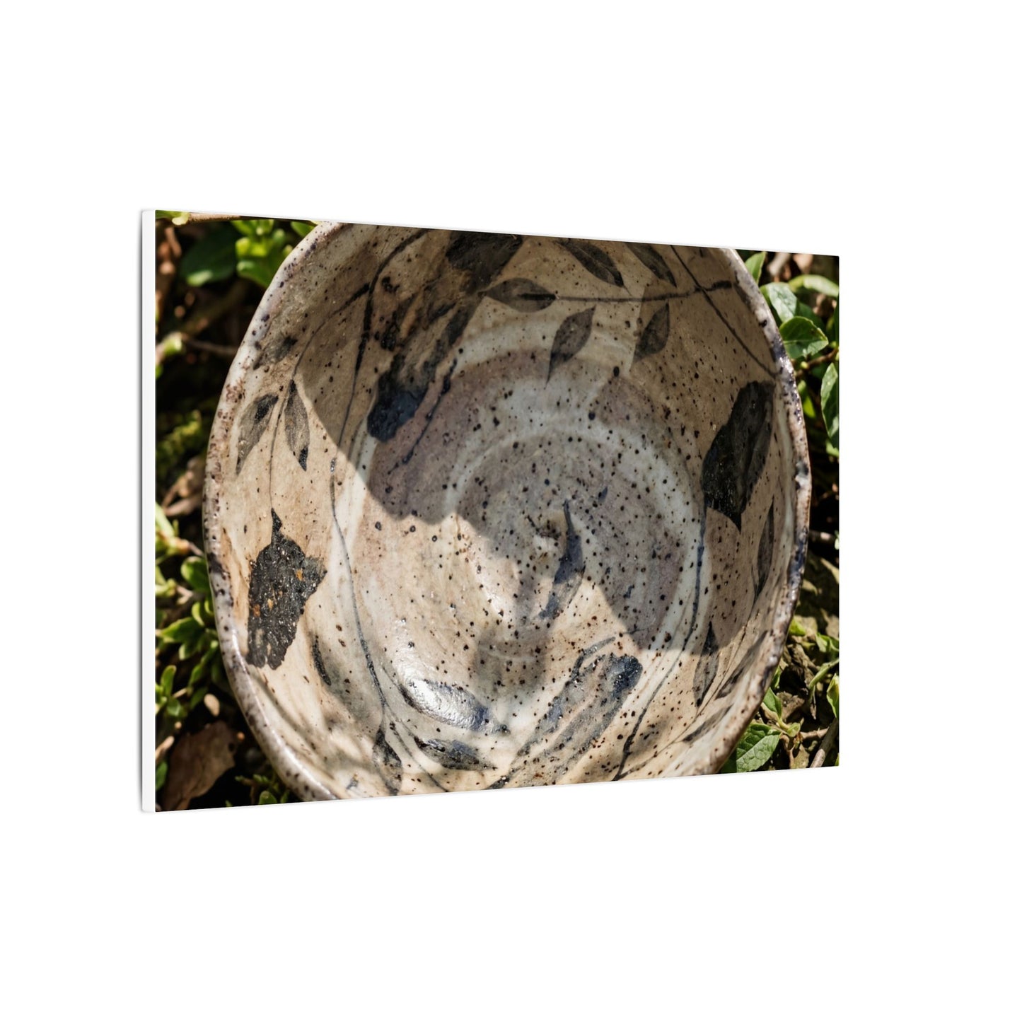 Elegant Ceramic Bowl Canvas Art - Japanese Pattern Japandi