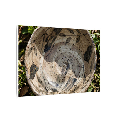 Elegant Ceramic Bowl Canvas Art - Japanese Pattern Japandi