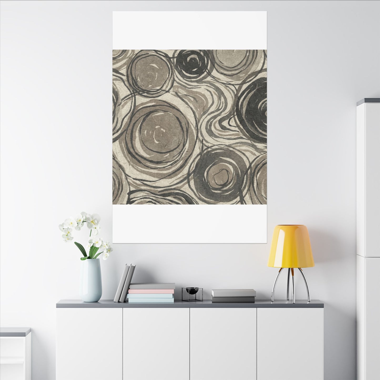 Wabi-sabi Pattern Japandi Japanese Pattern Canvas Art