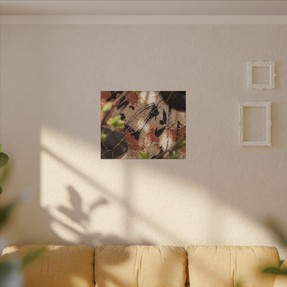 Datsuzoku Ink Brushstroke Canvas Art - Kintsugi Gold Repair
