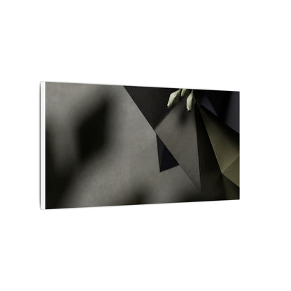 Paper Fold Moody Minimal Canvas Art | Luxurious Dark Japandi Art