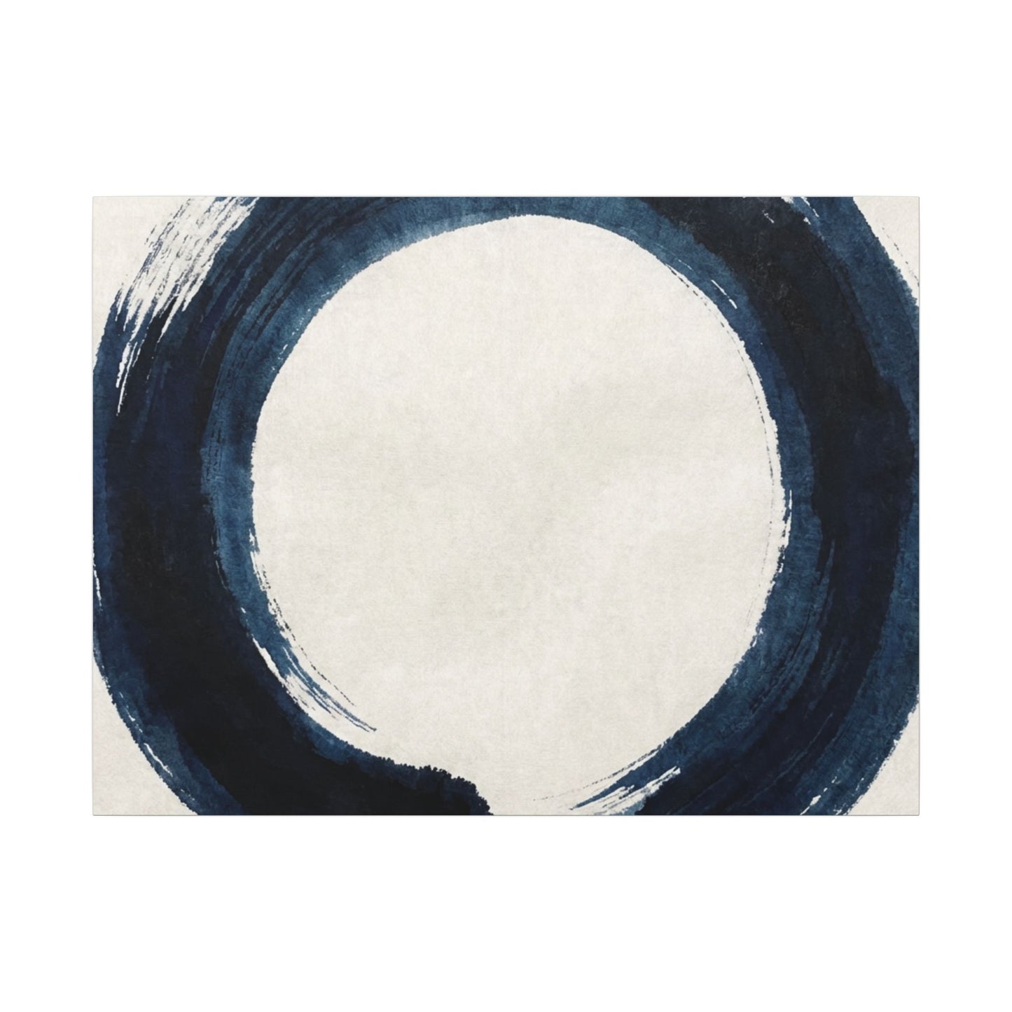 Balanced Meditation Zen Enso Canvas Art | Balanced Meditation Enso Art Print