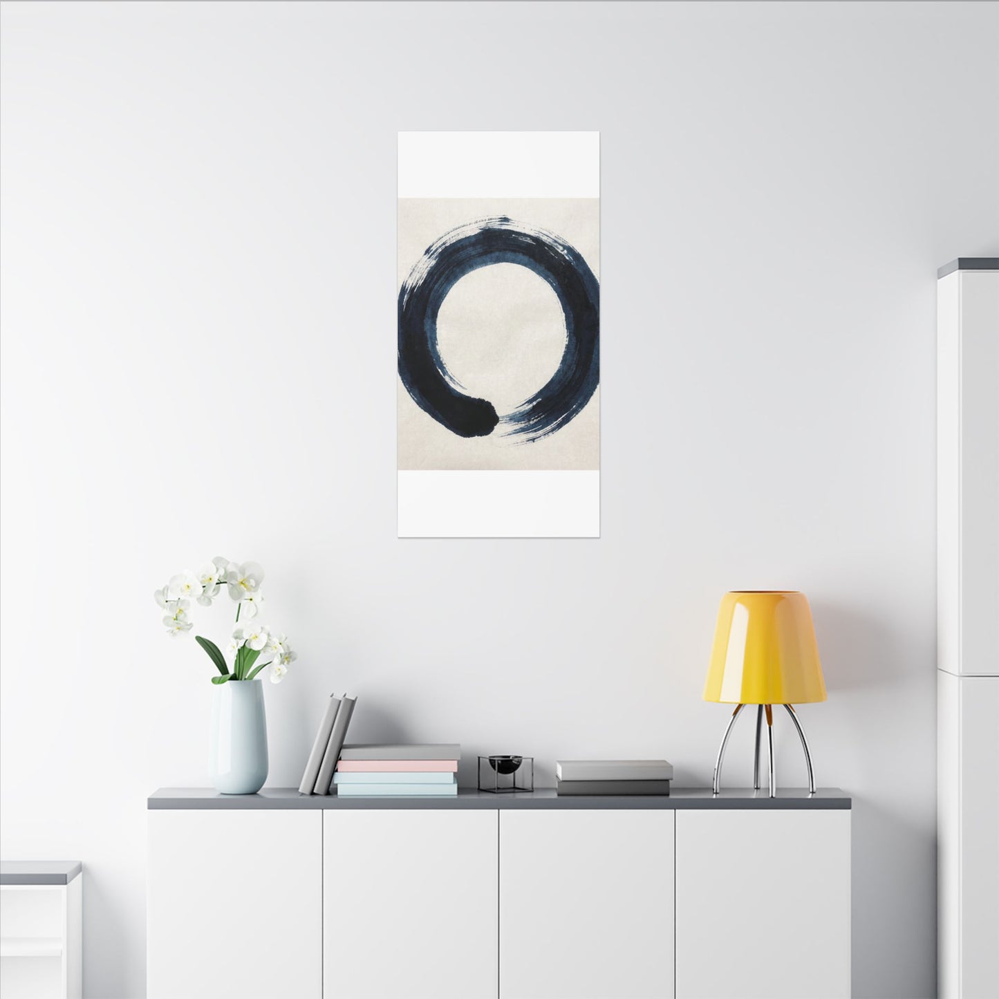 Balanced Meditation Zen Enso Canvas Art