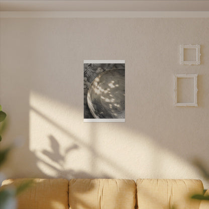 Ceramic Bowl Watercolor Canvas Art | Warm Japandi Art
