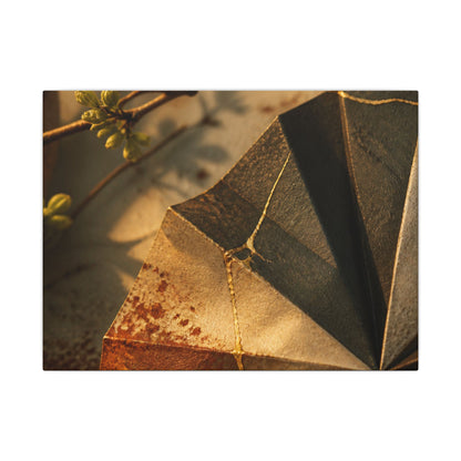 Ma Paper Fold Canvas Art - Kintsugi Broken Beauty