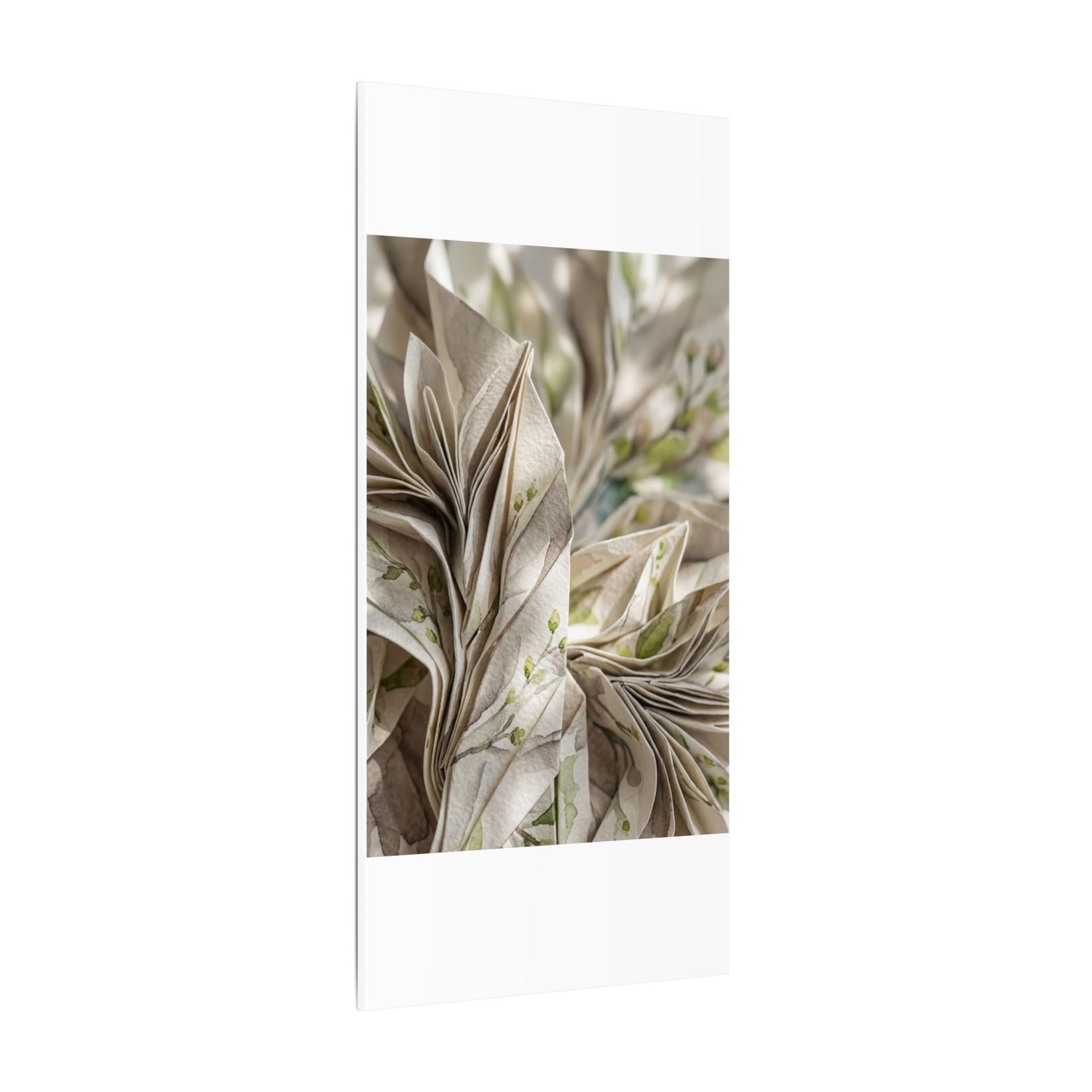 Fukinsei Paper Fold Canvas Art - Japandi Watercolor