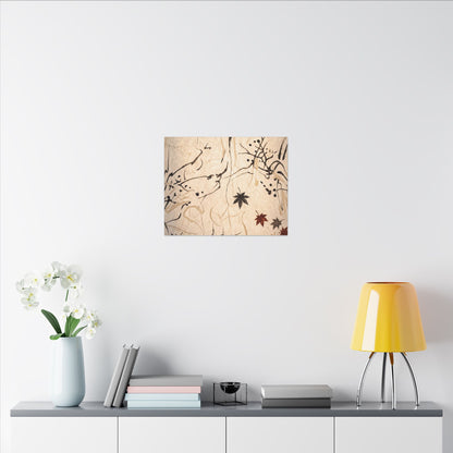 Golden Hour Shoji Screen Canvas Art - Japandi Fukinsei