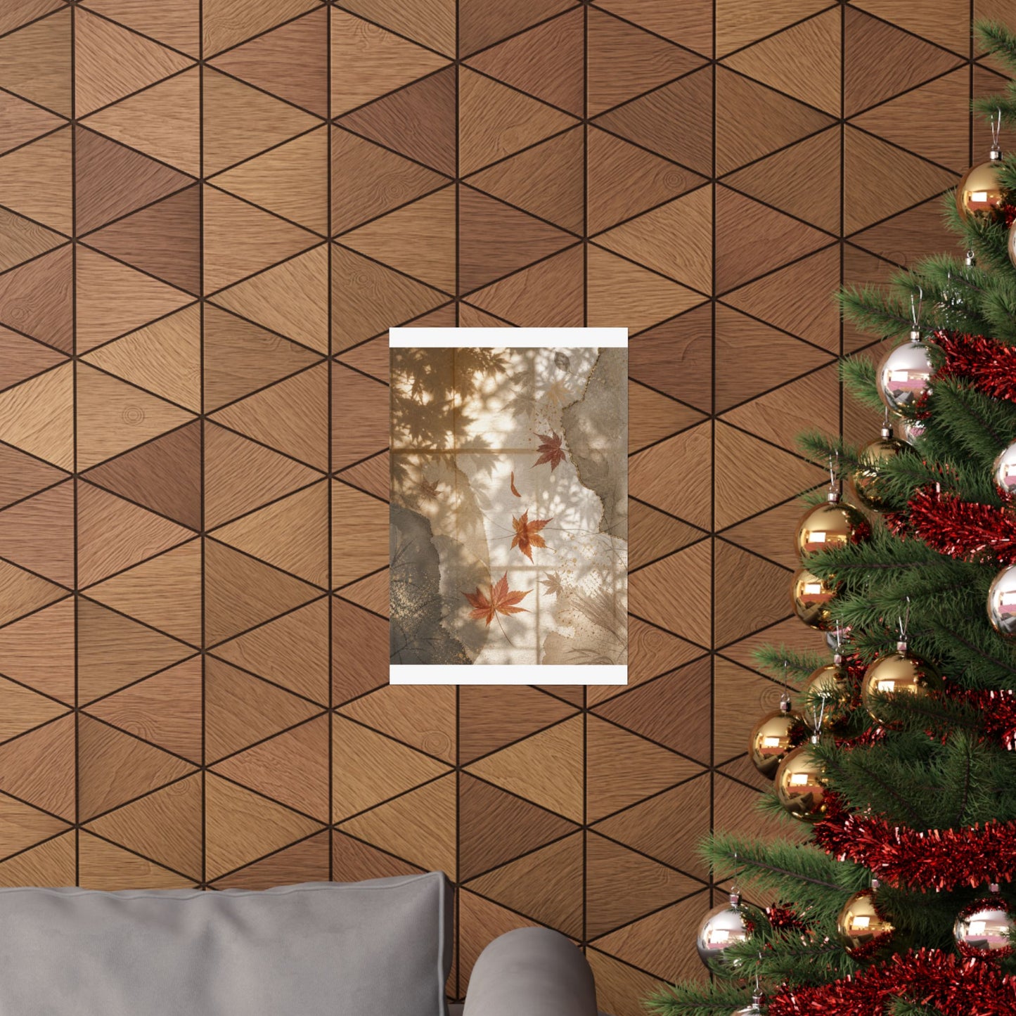 Datsuzoku Shoji Screen Wall Art Print - Japandi Japanese Pattern