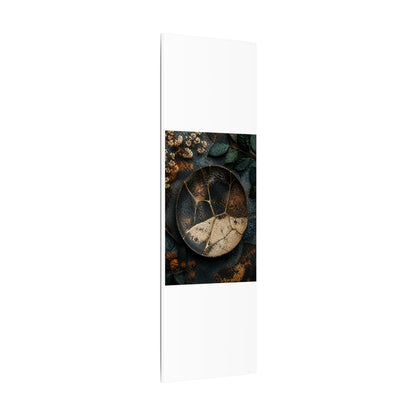 Kintsugi Rust Patina in Dawn | Gold Repair Canvas Art