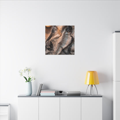 Candlelight Silk Drape Canvas Art - Japandi Mono No Aware