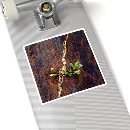 Rust Patina Sticker | Spring Kintsugi Broken Beauty Art