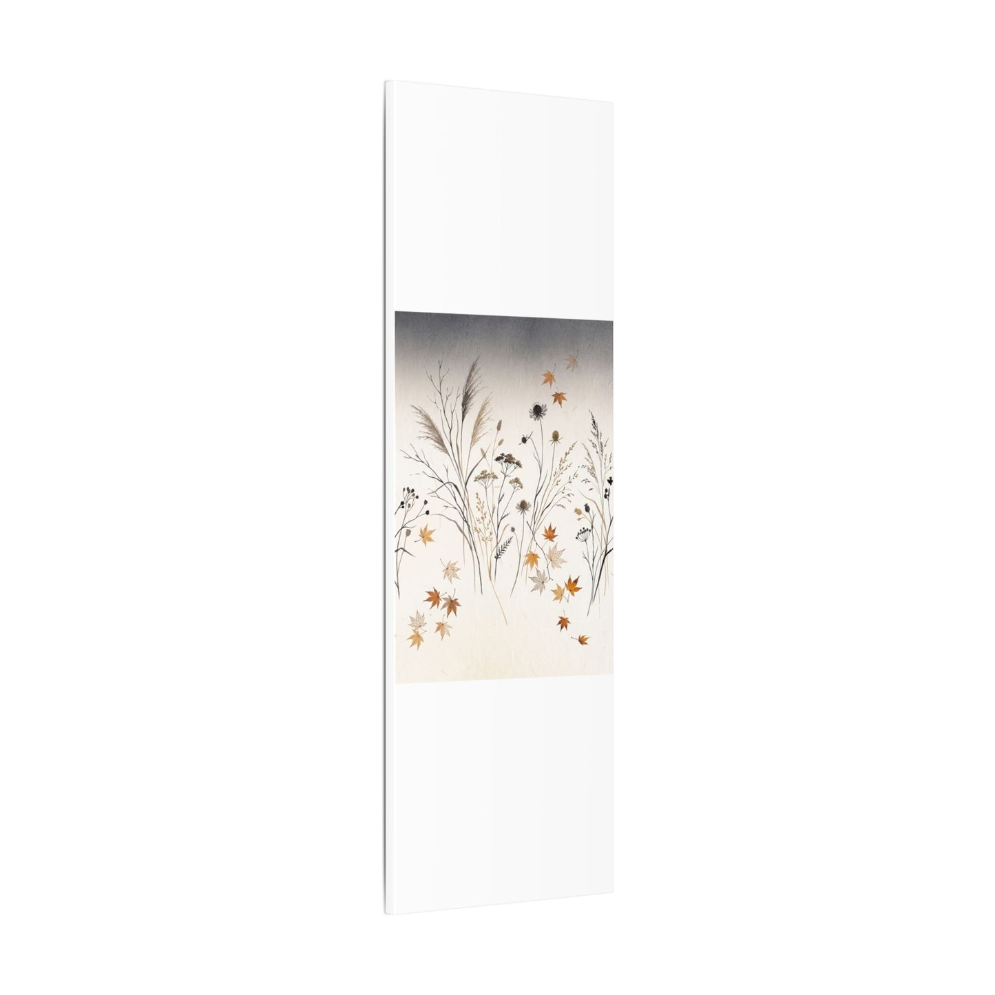 Dawn Dried Flowers Canvas Art - Japandi Kanso Art Print