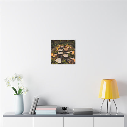 Broken Pottery Spring Canvas Art | Kintsugi Beautiful Design