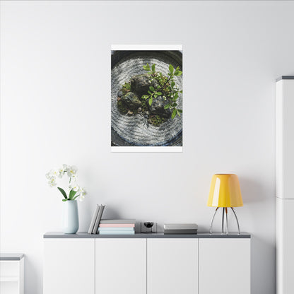 Zen Ceramic Bowl in Dappled | Karesansui Canvas Art
