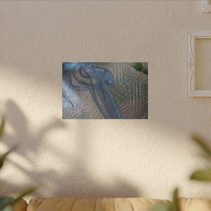 Spring Incense Smoke Japanese Pattern Canvas Art | Neutral Decor
