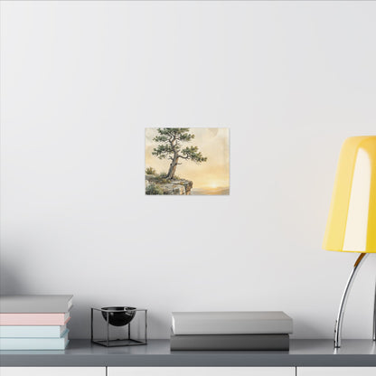 Pine Tree Canvas Art | Summer Japandi Texture Art