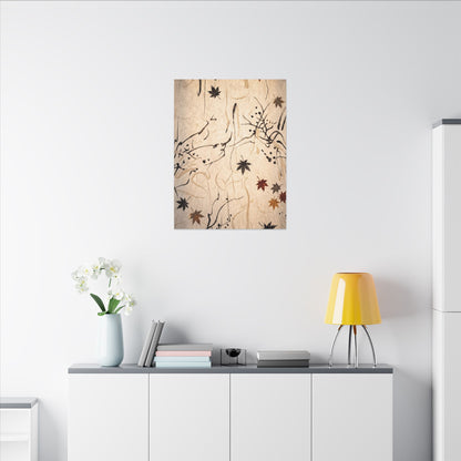 Golden Hour Shoji Screen Canvas Art - Japandi Fukinsei