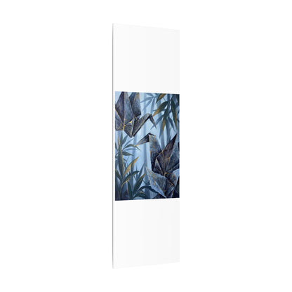Paper Fold Canvas Art | Summer Kintsugi Crackle Gold Art