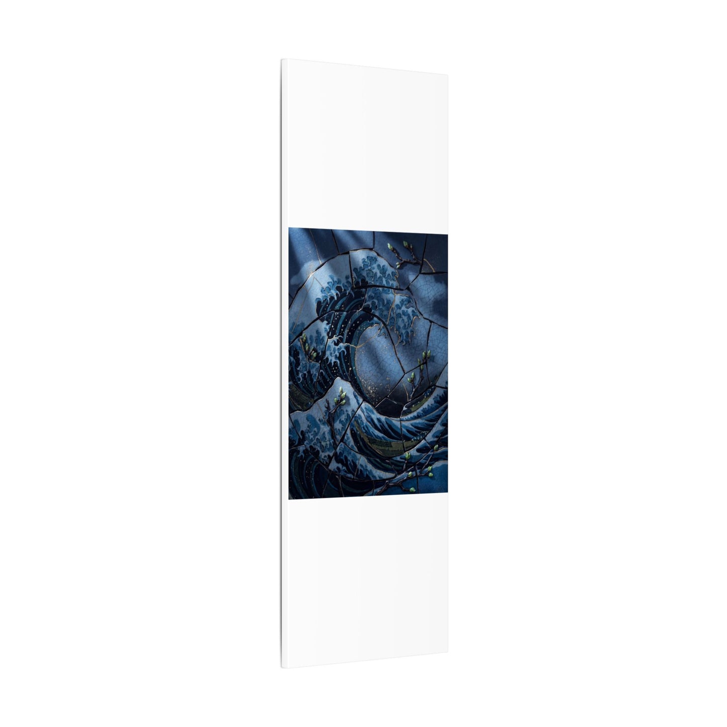 Ocean Wave Spring Canvas Art | Kintsugi Artful Design