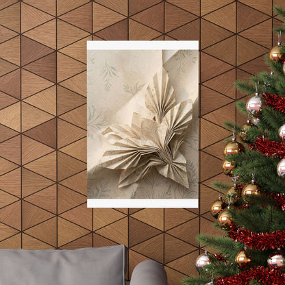 Dawn Paper Fold Wall Art Print - Japandi Fukinsei