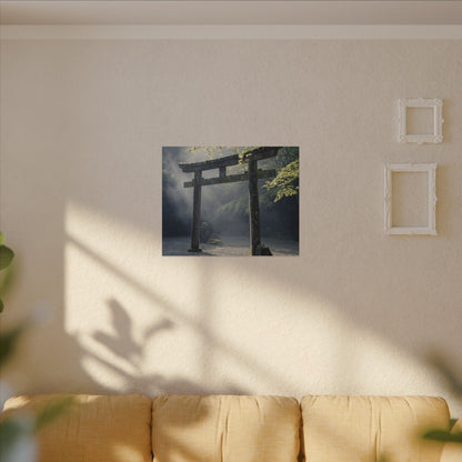 Torii Gate Canvas Art | Spring Zen Karesansui Art