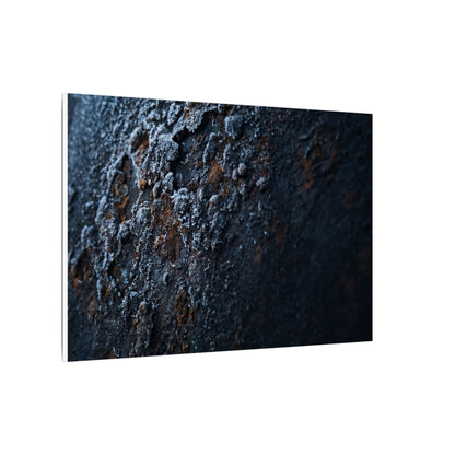 Rust Patina Canvas Art | Winter Dark Japandi Shadow Zen Art