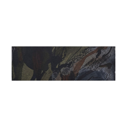 Shadow Play Winter Canvas Art | Dark Japandi Luxurious Design