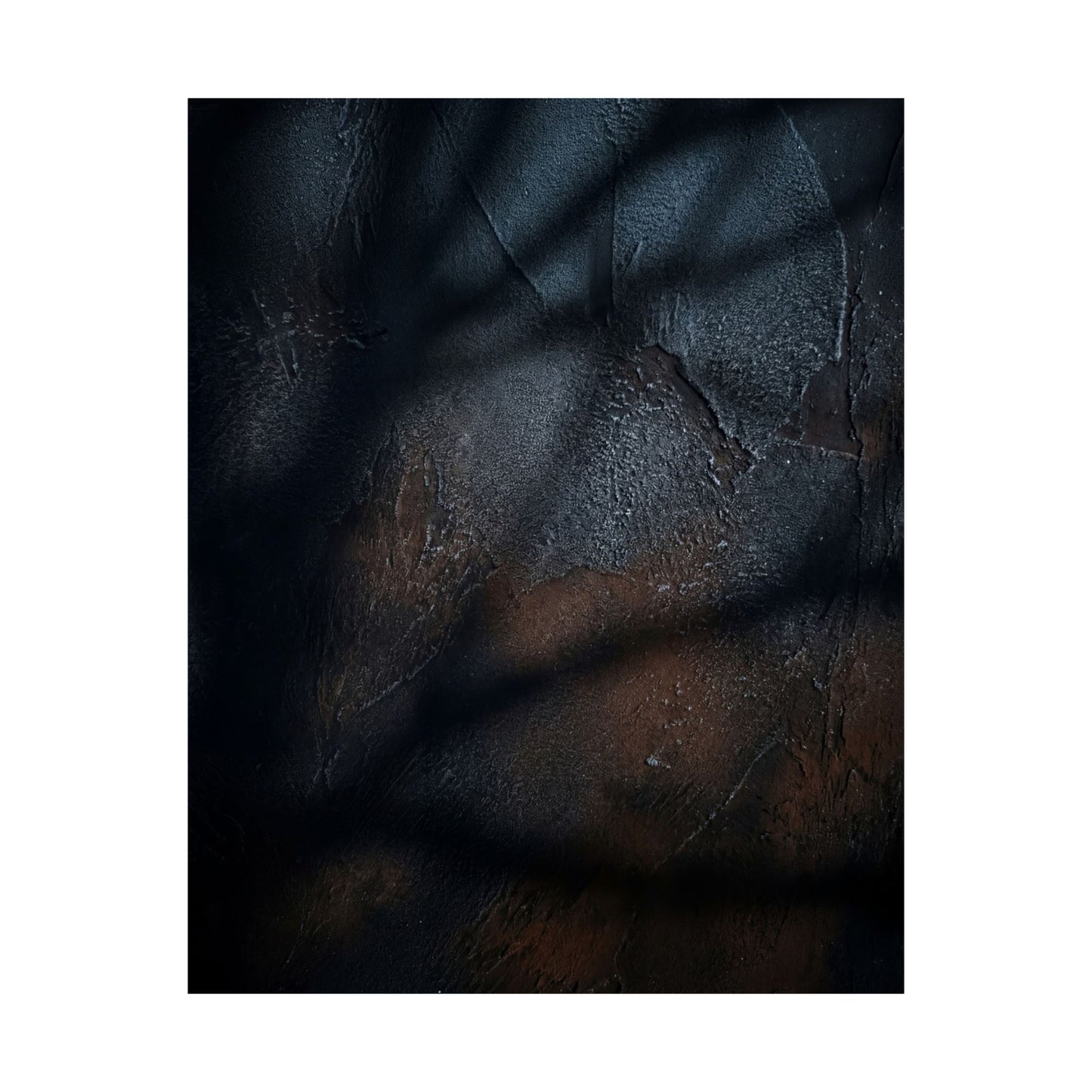 Shadow Play Wall Art Print | Winter Dark Japandi Moody Minimal Art