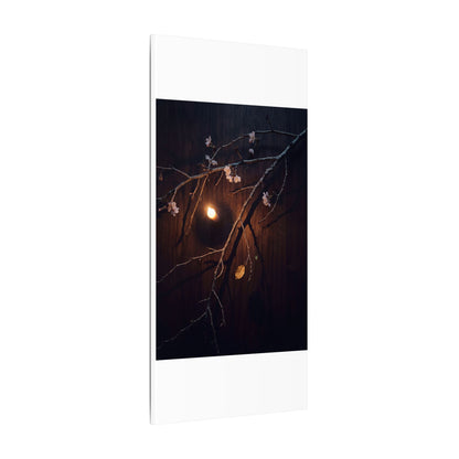 Datsuzoku Cherry Blossom Canvas Art - Dark Japandi Moody Minimal