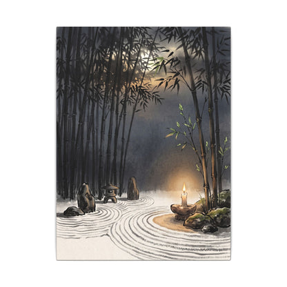 Tranquil Bamboo Grove Canvas Art - Karesansui Zen