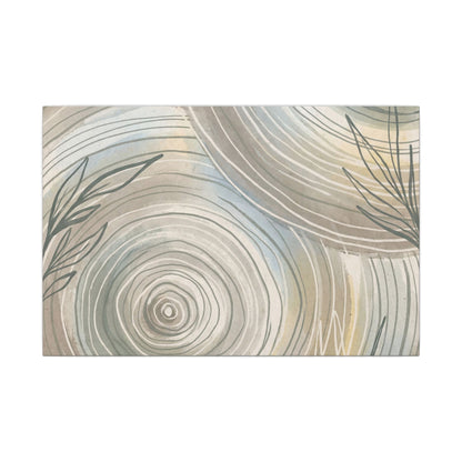 Kanso Water Ripple Canvas Art - Japandi Minimal Line
