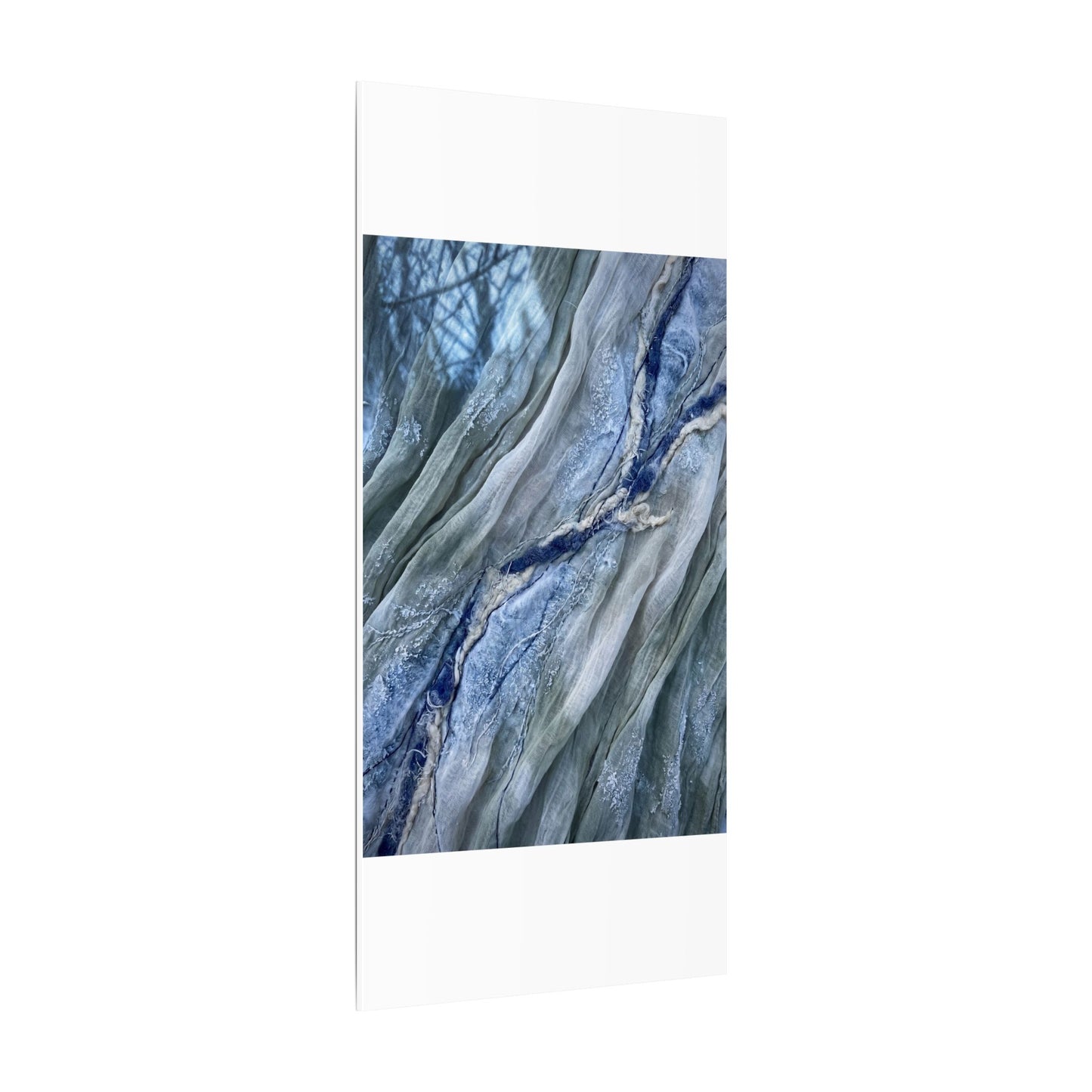 Moonlight Silk Drape Canvas Art - Japandi Mono No Aware