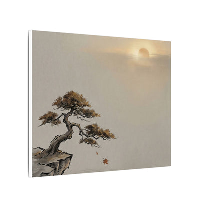 Pine Tree Canvas Art | Autumn Zen Karesansui Art