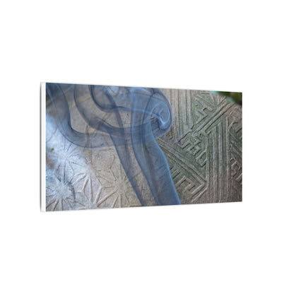 Spring Incense Smoke Japanese Pattern Canvas Art | Neutral Decor