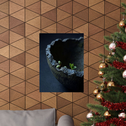 Datsuzoku Ceramic Bowl Wall Art Print - Dark Japandi Moody Minimal
