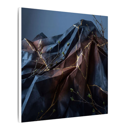 Paper Fold Broken Beauty Canvas Art | Philosophical Kintsugi Art