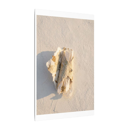 Paper Fold Canvas Art | Winter Japandi Texture Art