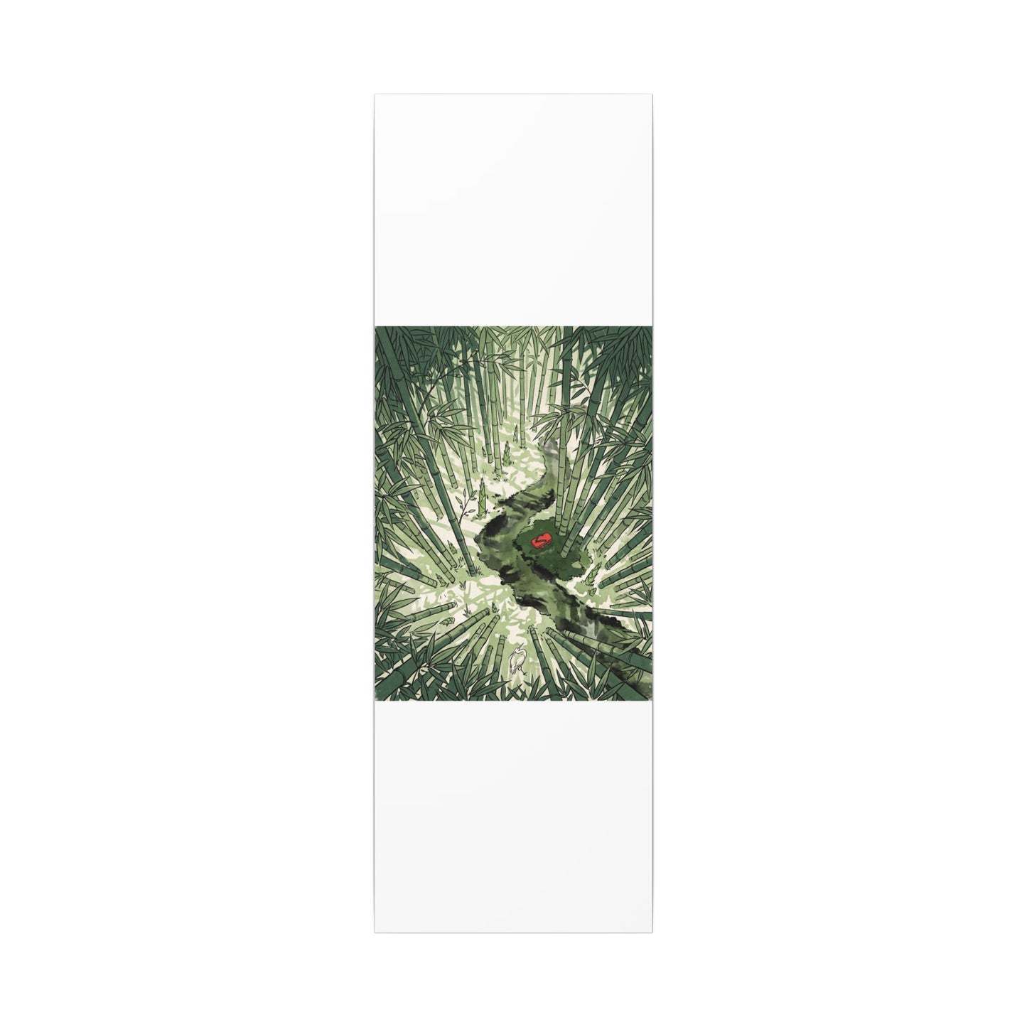 Peaceful Bamboo Grove Canvas Art - Ukiyo E Inspired Zen